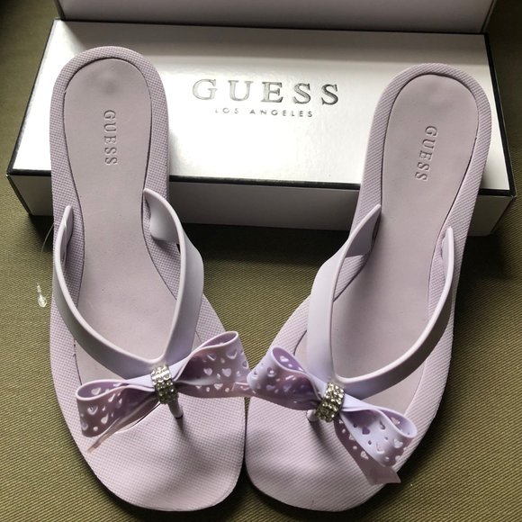 Guess Shoes - GUESS Los Angeles TUTU 18 BOW Flip Flop 6M